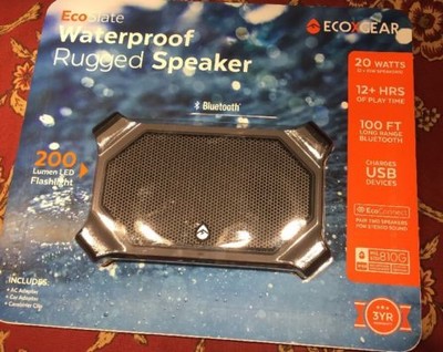 ecoslate waterproof rugged speaker